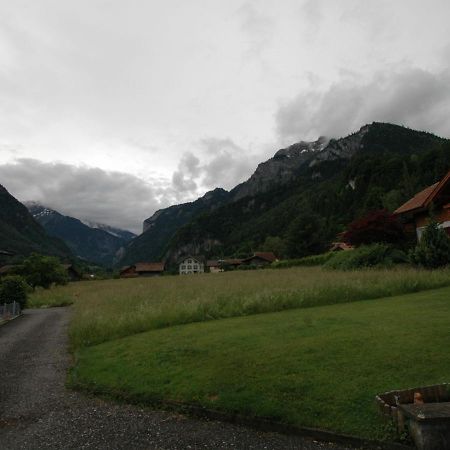 Pristine Home In A Charming Village Large Grassy Sunbathing Area View Of The M Nch And Jungfrau Wilderswil Exterior foto